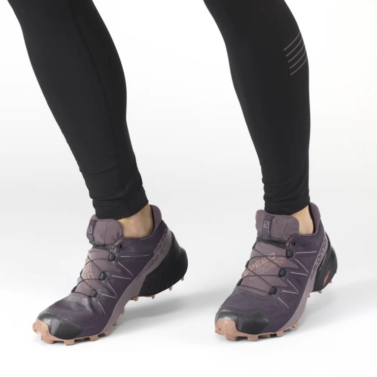 Salomon Speedcross 5 GTX Trailove Bezecke Tenisky Damske Hnede | SK 4XRLIF